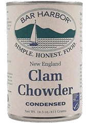 New England Clam Chowder Condensed 6/15 oz. Cans